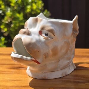 Bavaria 1890's Bulldog Shaving Mug
